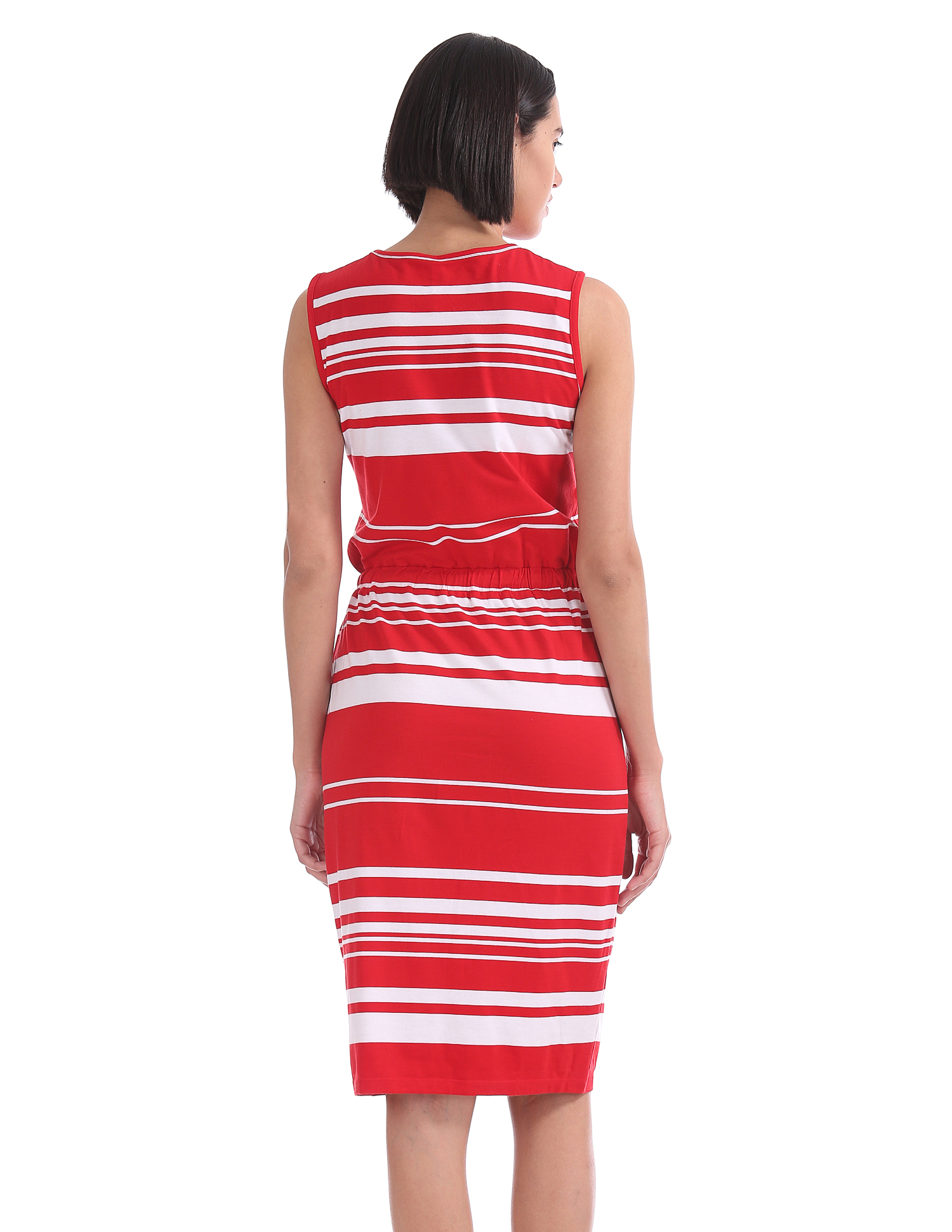 U.S. Polo Assn. Women Casual Wear Striped Dress